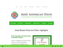 Tablet Screenshot of irishamericanmom.com